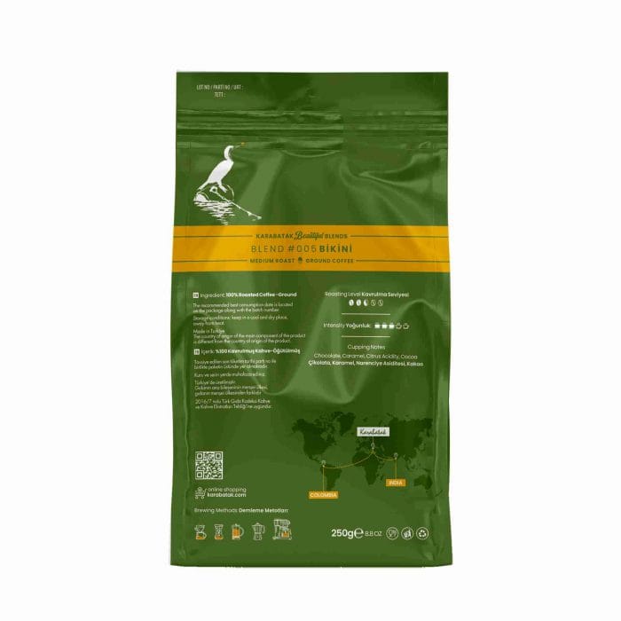 BLEND #005 BIKINI ÖĞÜTÜLMÜŞ FİLTRE KAHVE 250 GR - Görsel 4