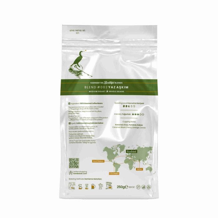 BLEND #002 YAZ AŞKIM ÇEKİRDEK KAHVE 250 GR - Görsel 4
