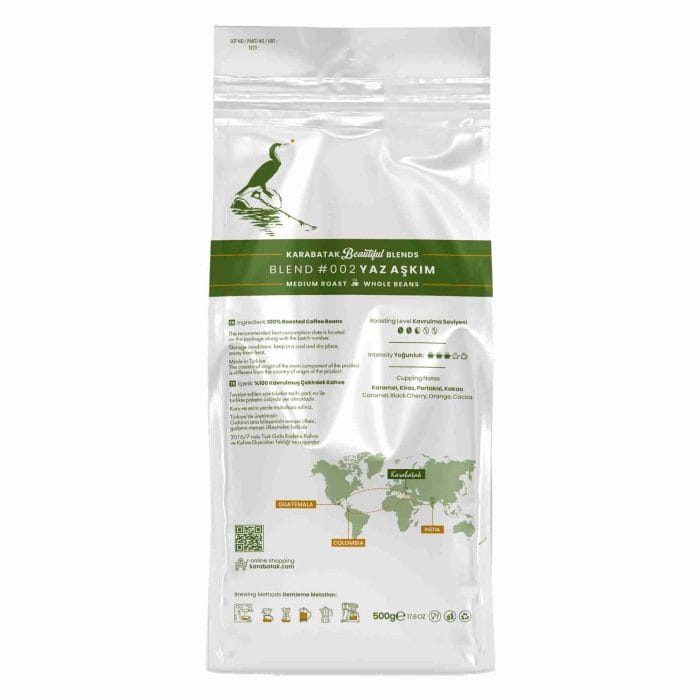 BLEND #002 YAZ AŞKIM ÇEKİRDEK KAHVE 500 GR - Görsel 4