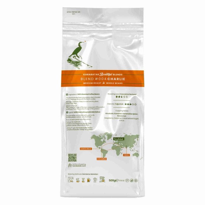 BLEND #004 CHARLIE ÇEKİRDEK KAHVE 500 GR - Görsel 4