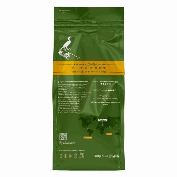 BLEND #005 BIKINI ÖĞÜTÜLMÜŞ FİLTRE KAHVE 500 GR - Görsel 4