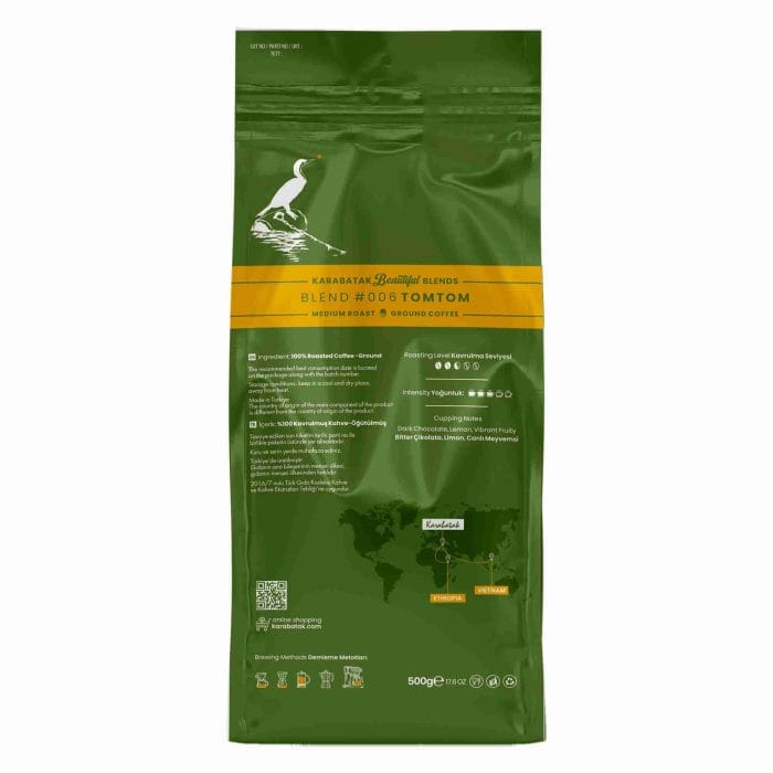 BLEND #006 TOMTOM ÖĞÜTÜLMÜŞ FİLTRE KAHVE 500 GR - Görsel 4
