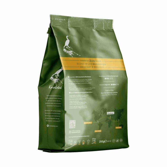 BLEND #008 GECE KUŞU ÇEKİRDEK KAHVE 250 GR - Görsel 3